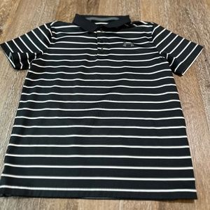 Boy's Striped Under Armour Polo Shirt